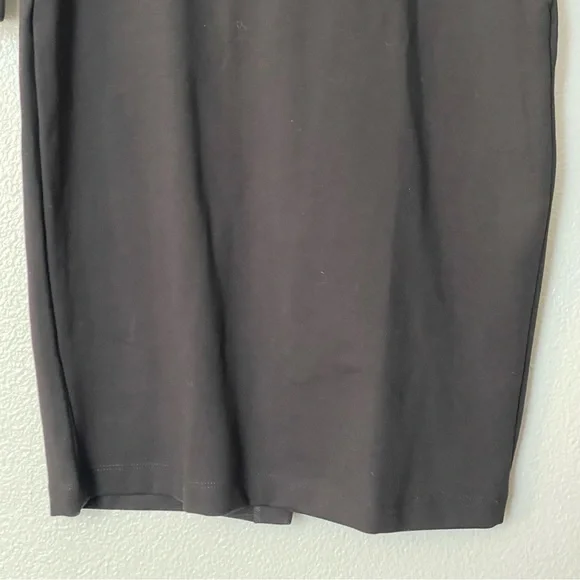 NWT Chloe Kristyn Bianca Ponte Knit Dress Long Sleeve Black Size Small - Picture 5 of 11